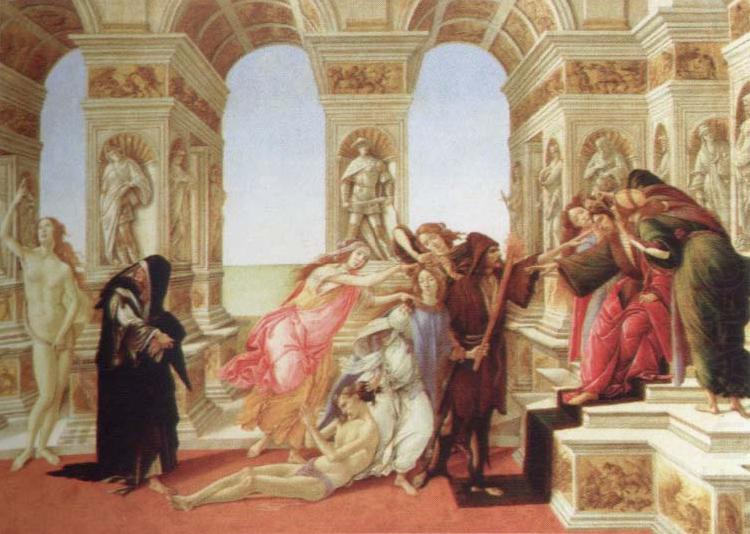 calumny of apelles, Sandro Botticelli